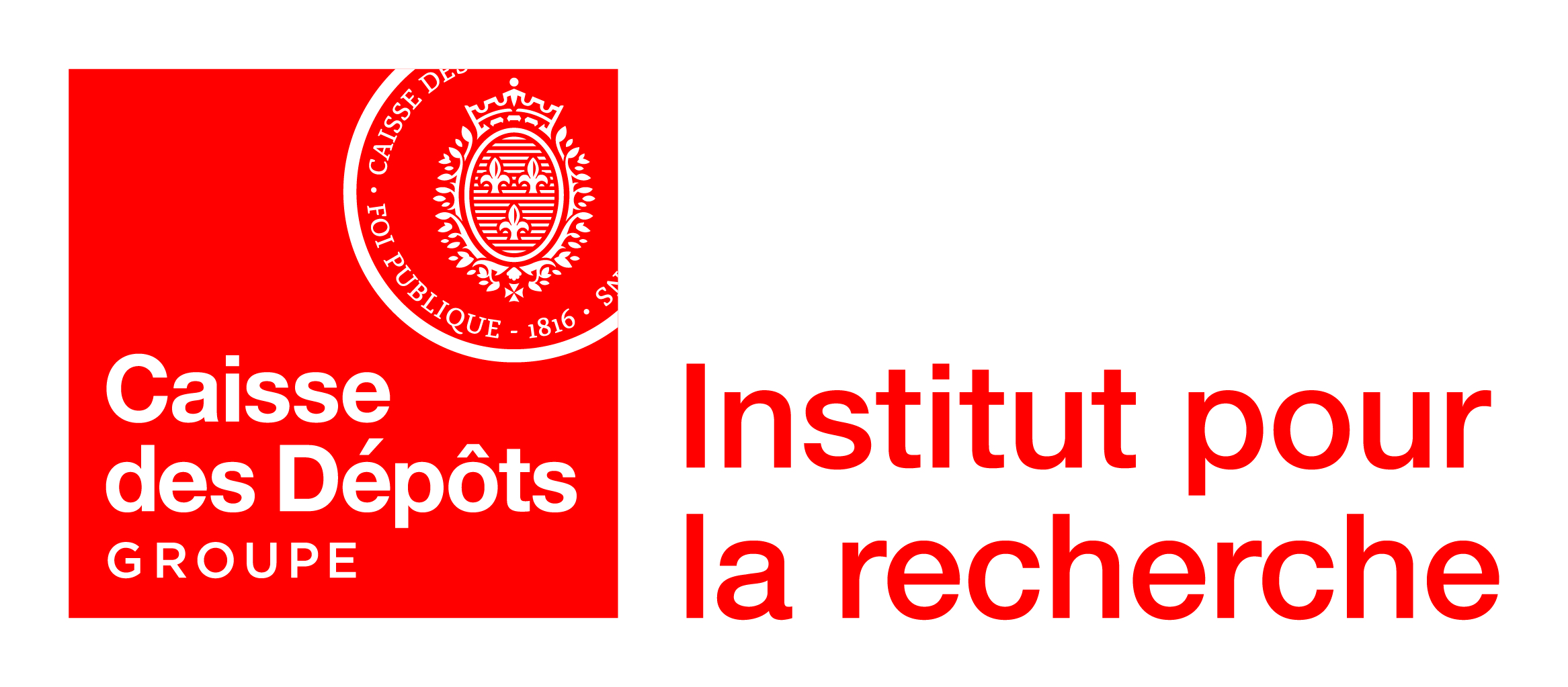 Logo Institut pour la recherche Groupe caisse des dépôts